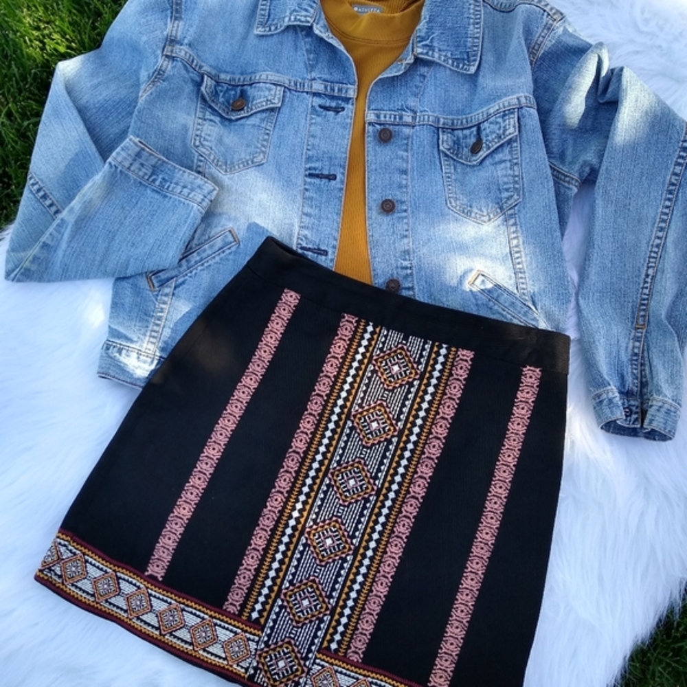 BRAEVE- Black mini skirt